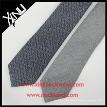 Corbata mezclada de las lanas de seda del gris del invierno 2016 para las corbatas de las lanas de los hombres